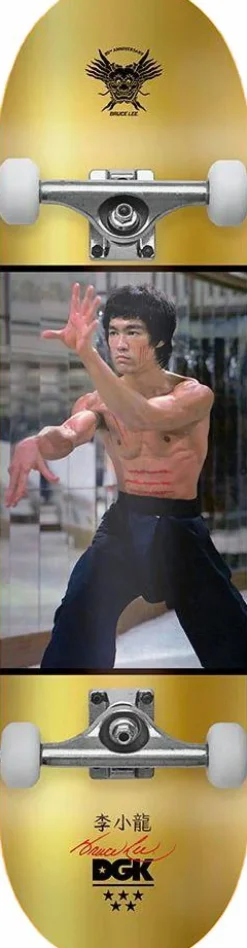 Bruce Lee - DGK x Bruce Lee Like Echo 8.25” Skateboard Deck (Complete Deck)