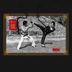 Bruce Lee - DGK x Bruce Lee Double Dragon Black Sweatshirt Hoodie