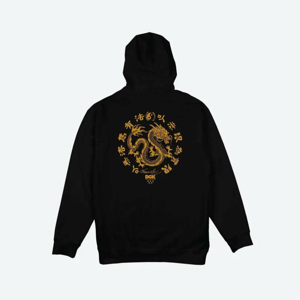 Bruce Lee - DGK x Bruce Lee Double Dragon Black Sweatshirt Hoodie