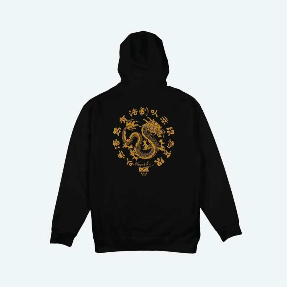 Bruce Lee - DGK x Bruce Lee Double Dragon Black Sweatshirt Hoodie
