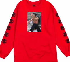 Bruce Lee - DGK x Bruce Lee Like Echo Red Long Sleeve T-Shirt