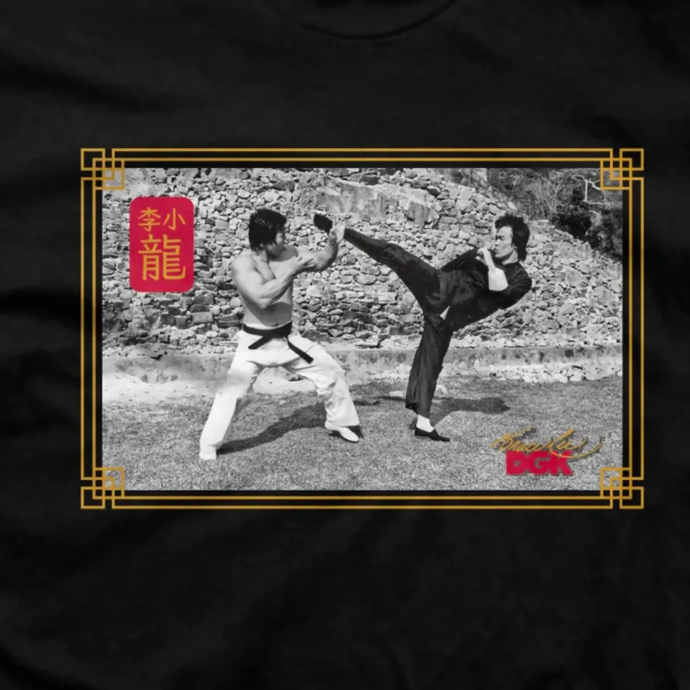 Bruce Lee - DGK x Bruce Lee Double Dragon Black T-Shirt
