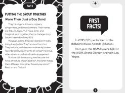 BTS - 96 Facts About BTS: Quizzes, Quotes, Questions, and More! Paperback Book