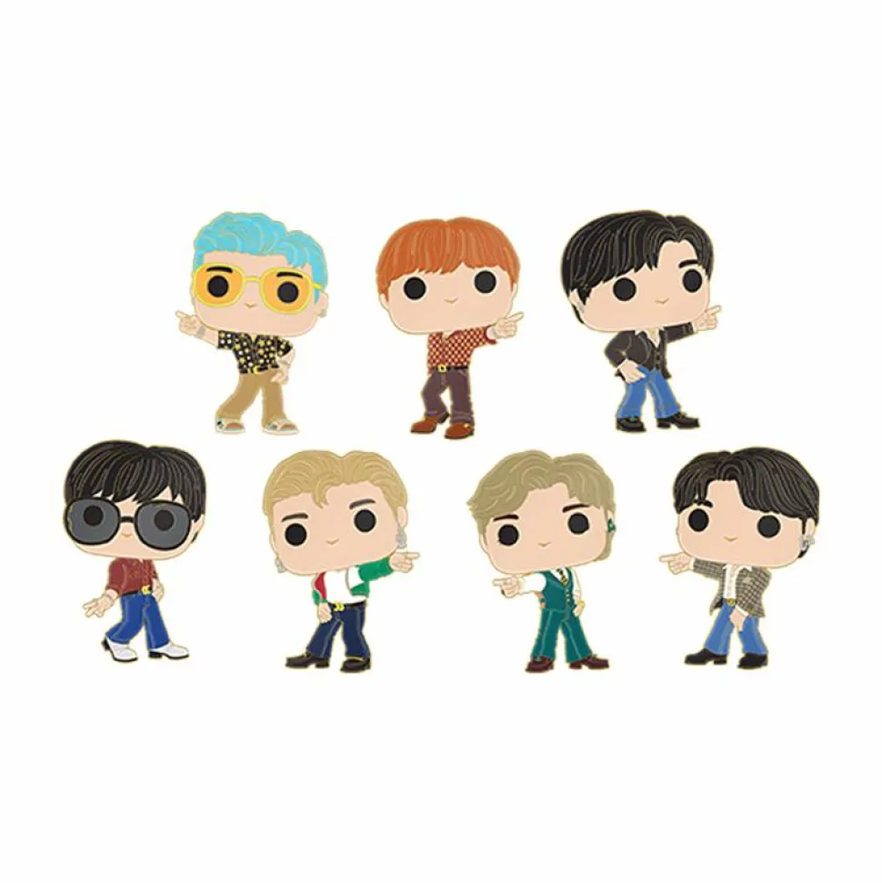 BTS - Band Members Enamel Pop! Pin 7-Pack