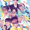BTS - BTS: Dynamite Fine Art Print by Tracie Ching