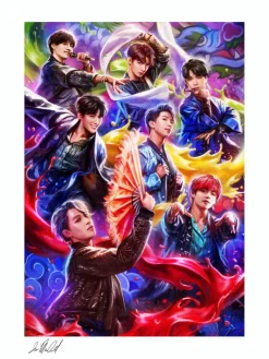 BTS - BTS: Idol 18” x 24” Fine Art Print by Ian MacDonald