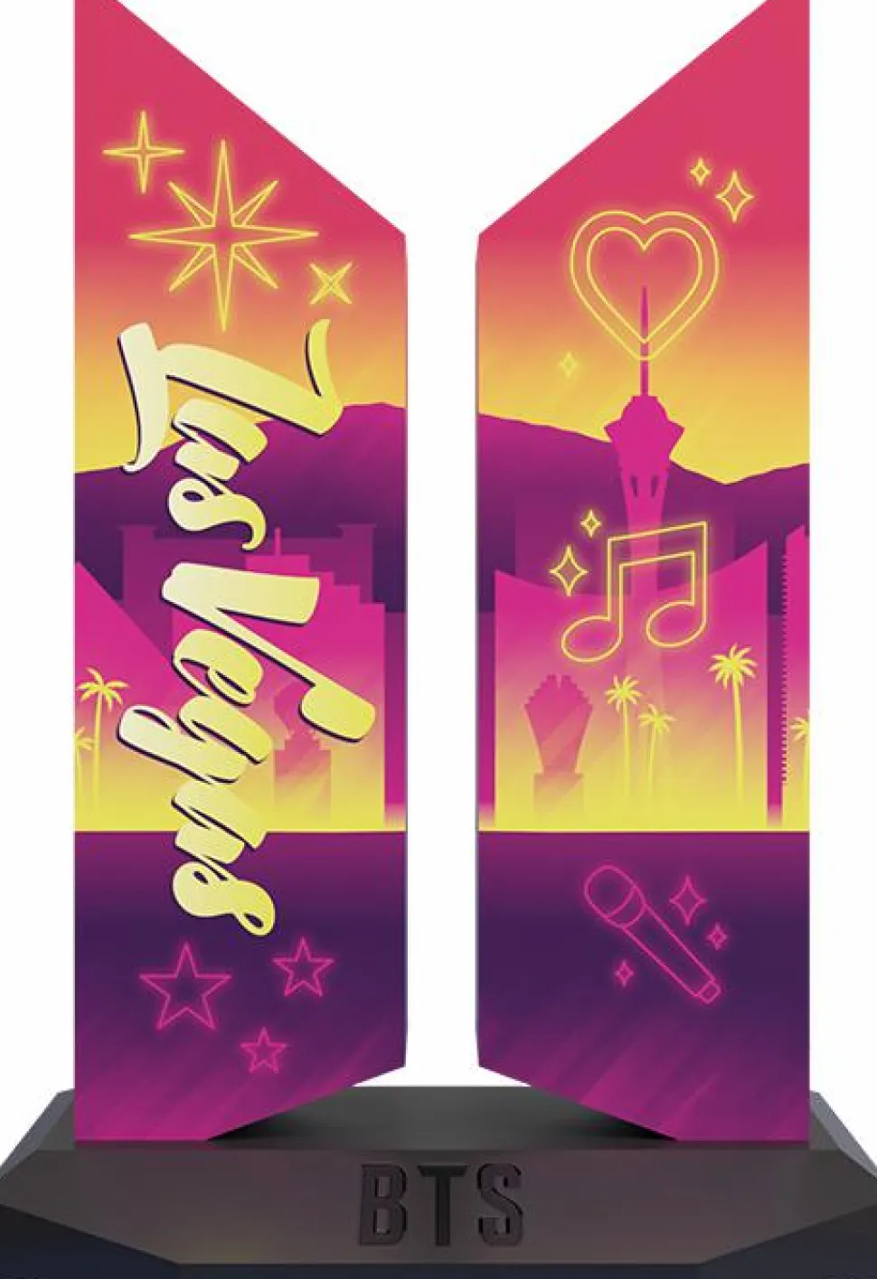 BTS - BTS Premium Logo Las Vegas Edition 7” Replica