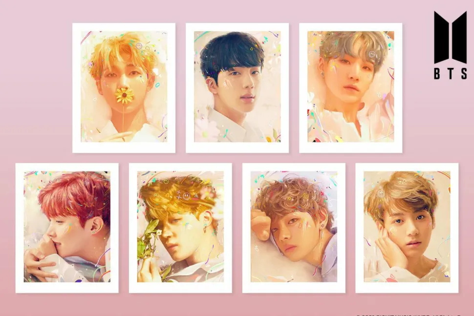 BTS - Love Yourself 9.5” x 12” Fine Art Print Set by Kildren (Set of 7)