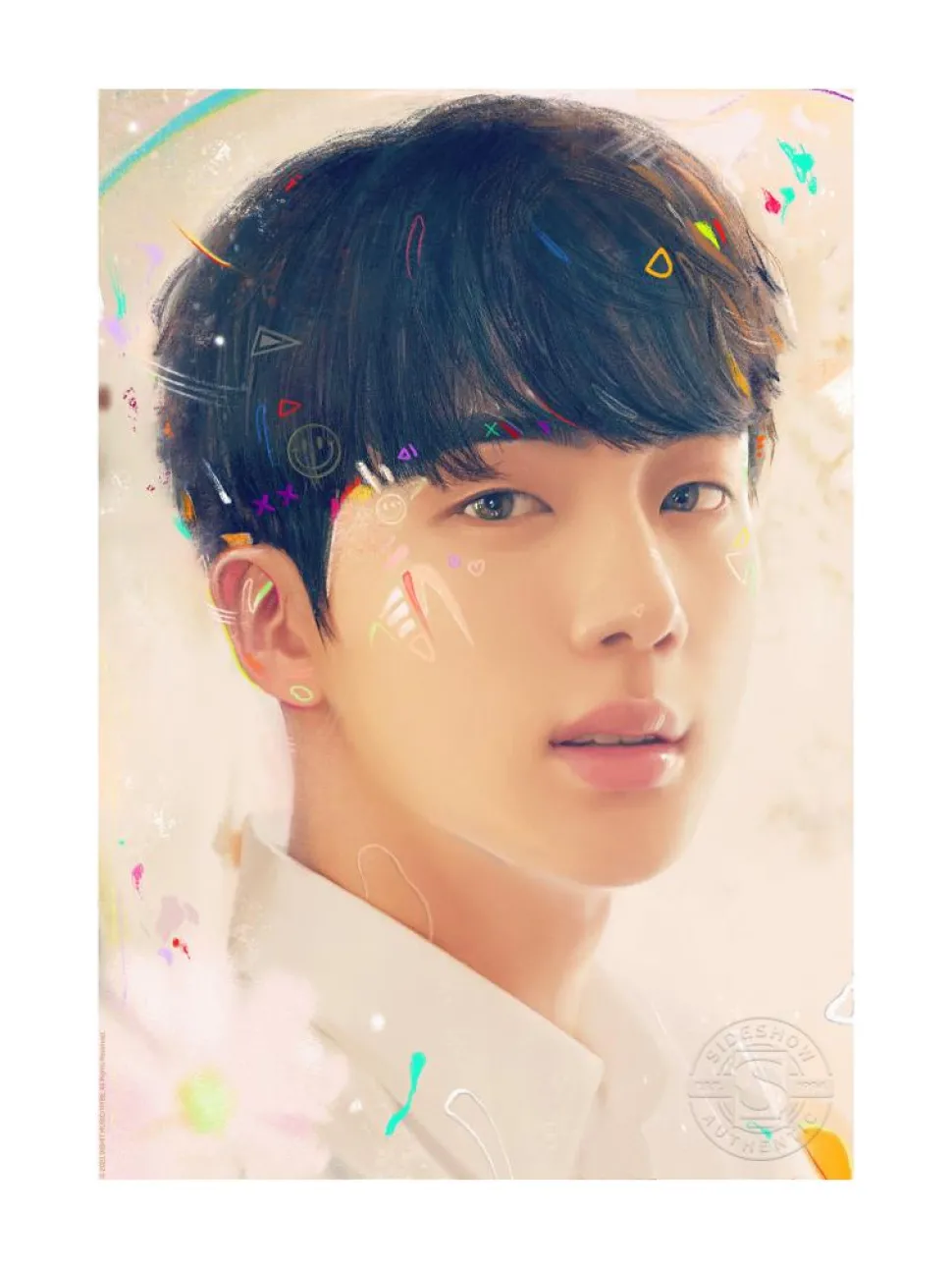 BTS - Love Yourself: Jin Fine Art Print by Kildren