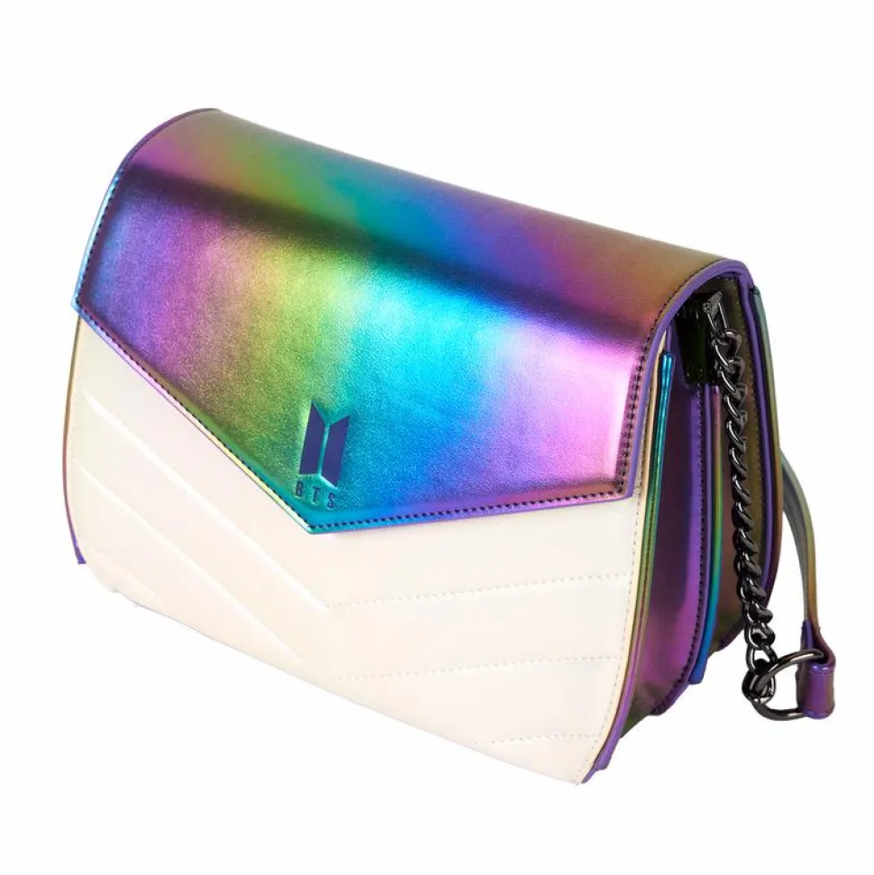 BTS - Pop! Iridescent Quilted 7" Faux Leather Crossbody Bag