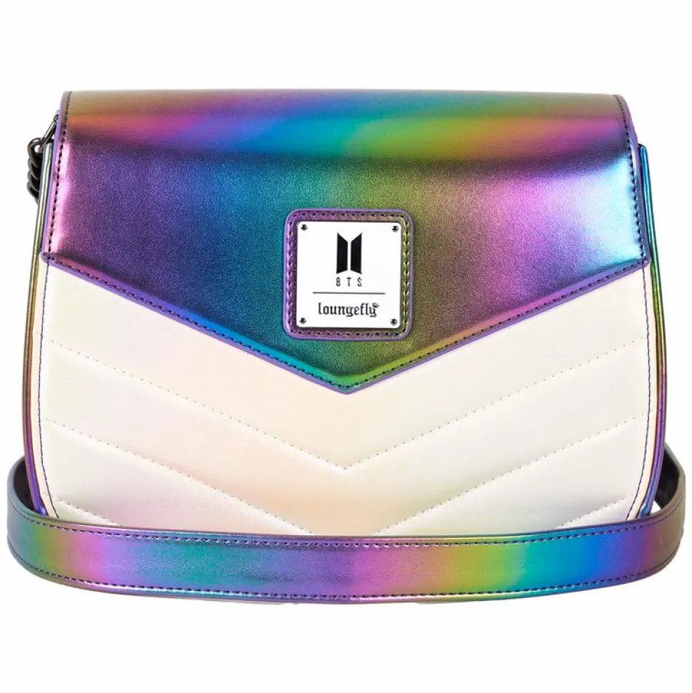 BTS - Pop! Iridescent Quilted 7" Faux Leather Crossbody Bag