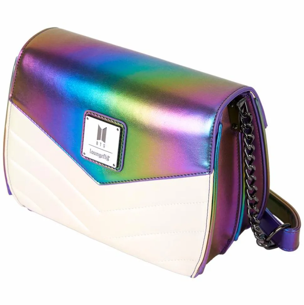 BTS - Pop! Iridescent Quilted 7" Faux Leather Crossbody Bag