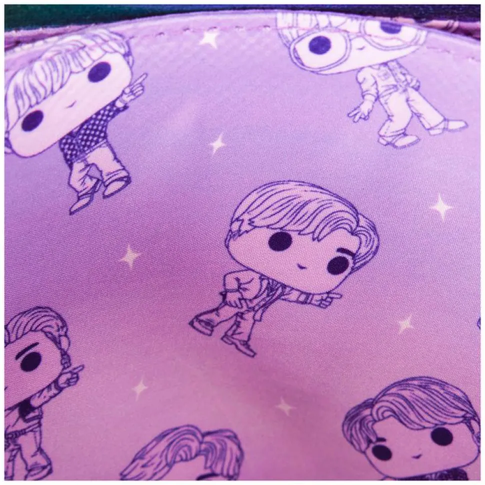 BTS - Pop! Iridescent Quilted 7" Faux Leather Crossbody Bag