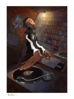 BUA - The DJ Fine Art Print by Justin BUA