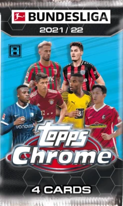 Bundesliga Football (Soccer) - 2021/22 Topps Chrome Lite Soccer Trading Cards Hobby Box (Display of 16)