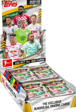 Bundesliga Football (Soccer) - 2021/22 Topps Soccer Trading Cards Hobby Box (Display of 24)