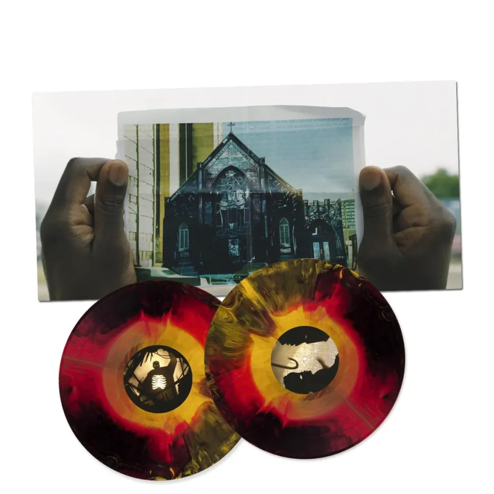 Candyman (2021) - Original Motion Picture Soundtrack by Robert Aiki Aubrey Lowe 2xLP Vinyl Record (Red & Yellow Marbled Coloured Vinyl)