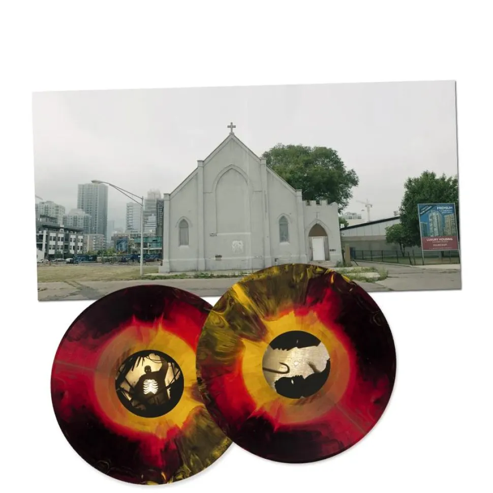 Candyman (2021) - Original Motion Picture Soundtrack by Robert Aiki Aubrey Lowe 2xLP Vinyl Record (Red & Yellow Marbled Coloured Vinyl)