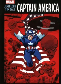 Captain America - Captain America: White by Jeph Loeb & Tim Sale Gallery Edition Hardcover Book (DM Variant Cover)