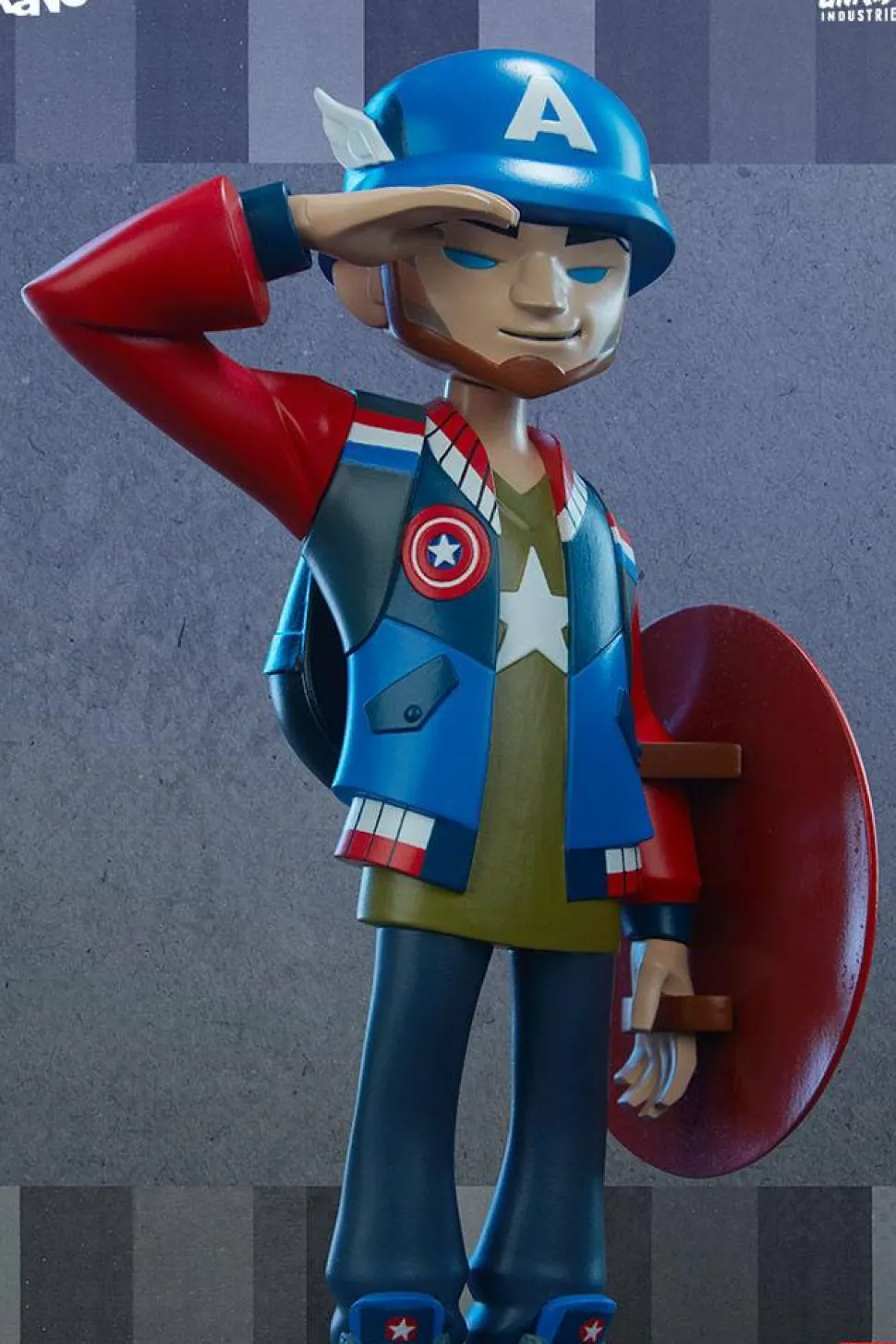 Captain America - Captain America 8” Vinyl Figure by kaNO