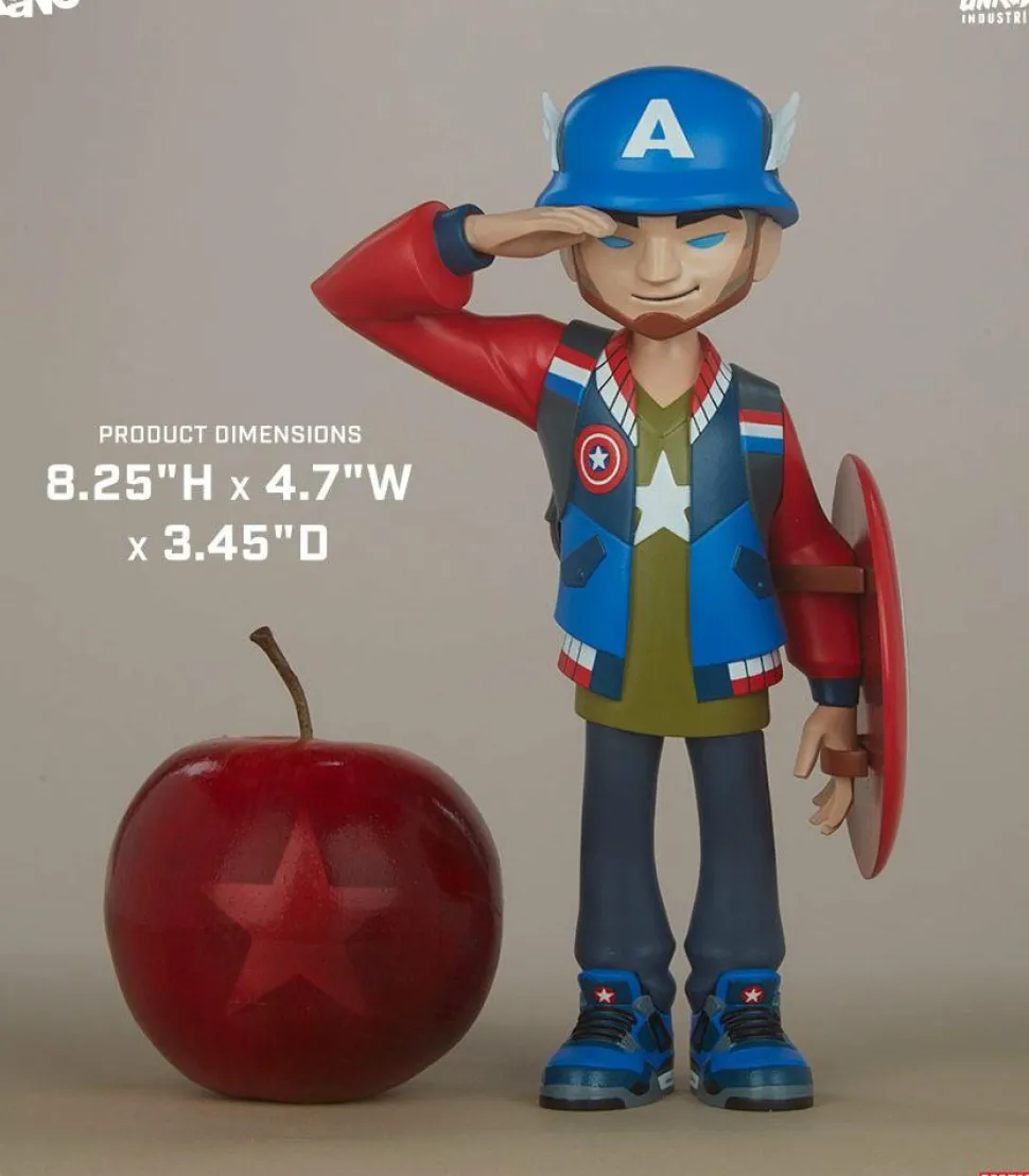 Captain America - Captain America 8” Vinyl Figure by kaNO