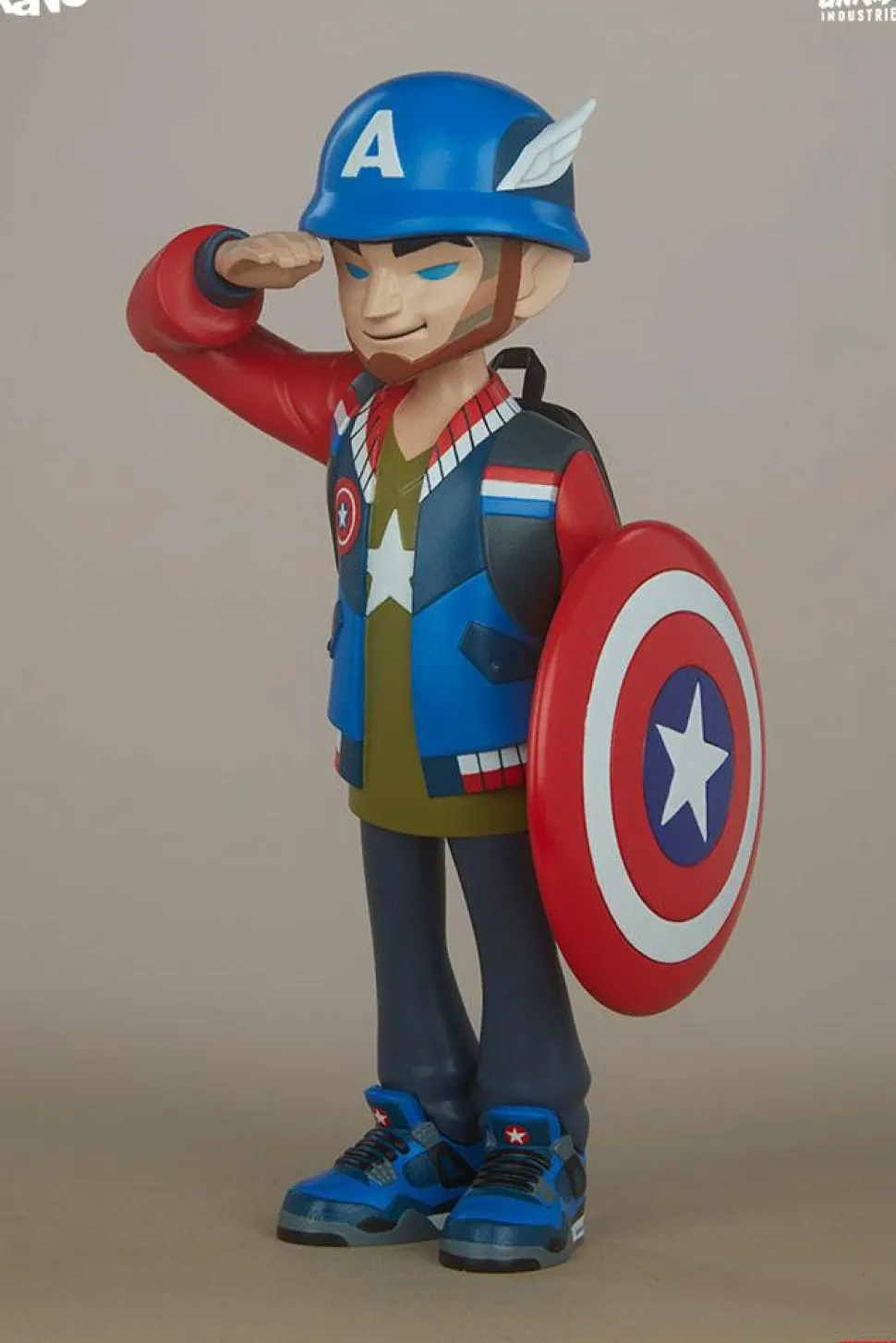 Captain America - Captain America 8” Vinyl Figure by kaNO