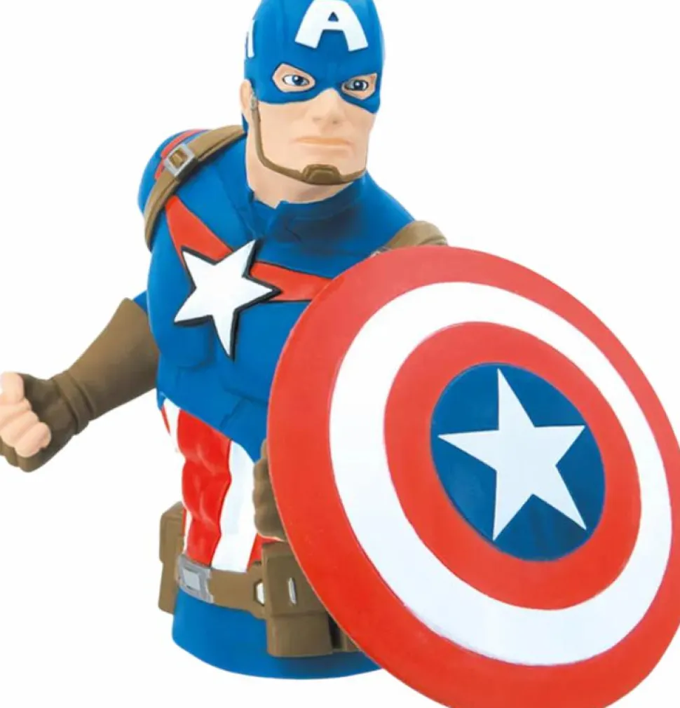 Captain America - Captain America Bust 6" PVC Money Bank