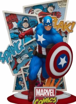 Captain America - Captain America Marvel Comics D-Stage 6" Diorama Statue
