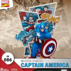 Captain America - Captain America Marvel Comics D-Stage 6" Diorama Statue