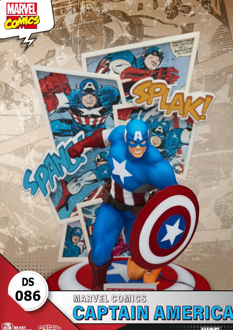 Captain America - Captain America Marvel Comics D-Stage 6" Diorama Statue