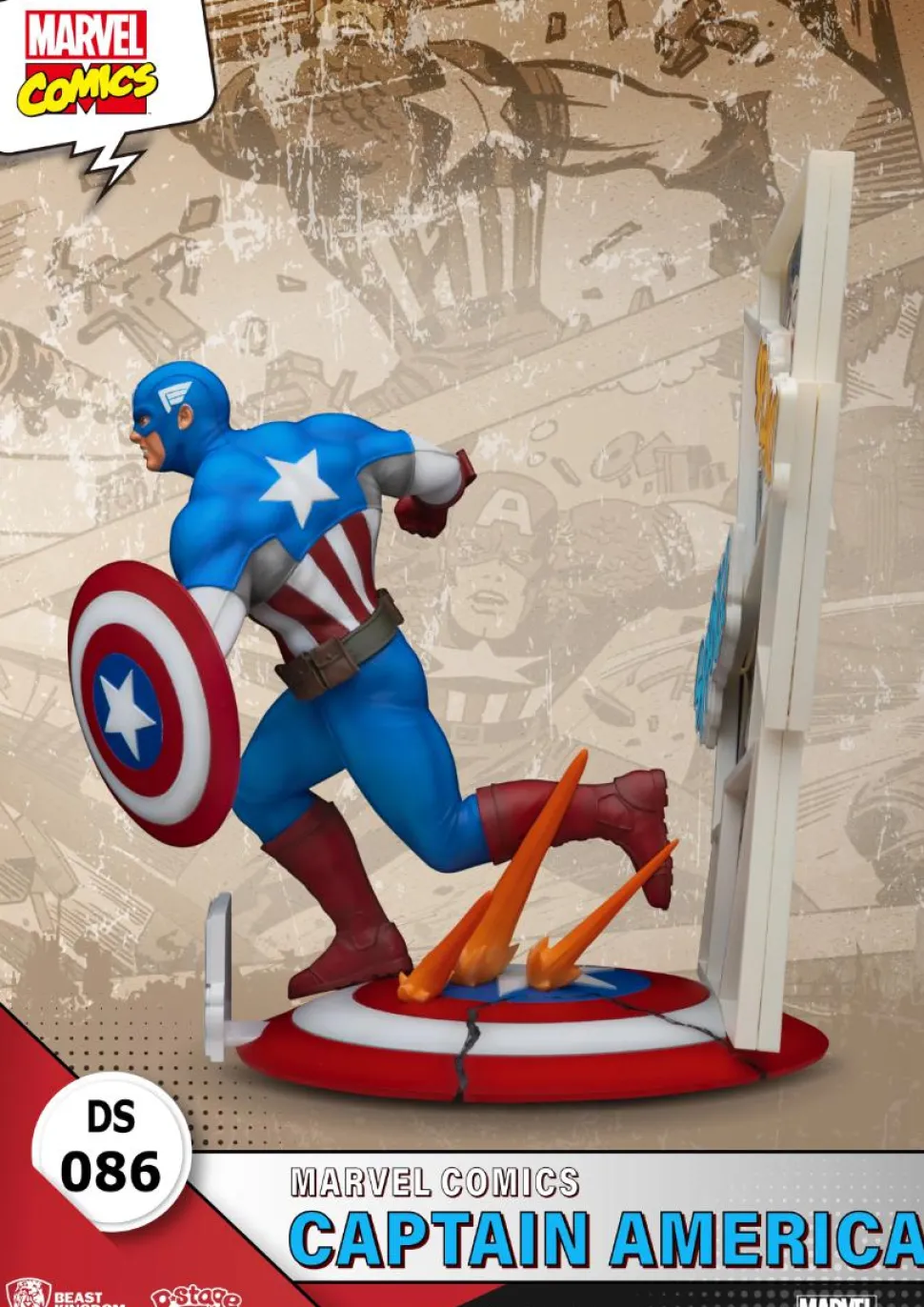 Captain America - Captain America Marvel Comics D-Stage 6" Diorama Statue