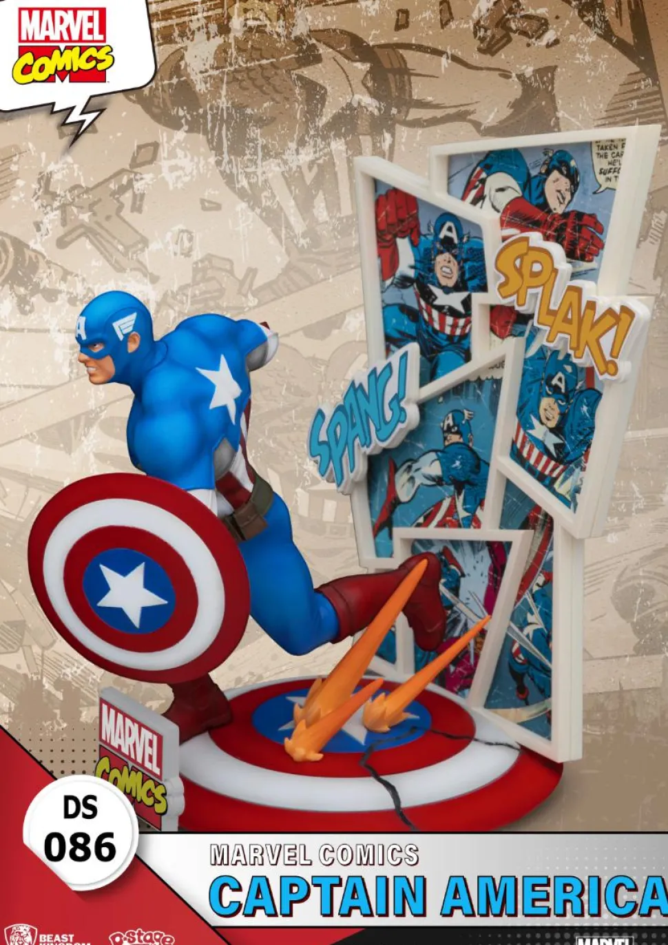 Captain America - Captain America Marvel Comics D-Stage 6" Diorama Statue
