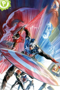 Captain America - Captain America Issue #600 Fine Art Print by Alex Ross