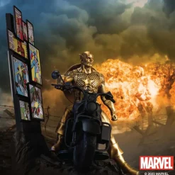 Captain America - Captain America Origins Limited Edition 10" Gilt Pewter Statue