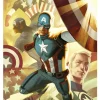 Captain America - Captain America Legacy Premium Art Print by Kris Anka