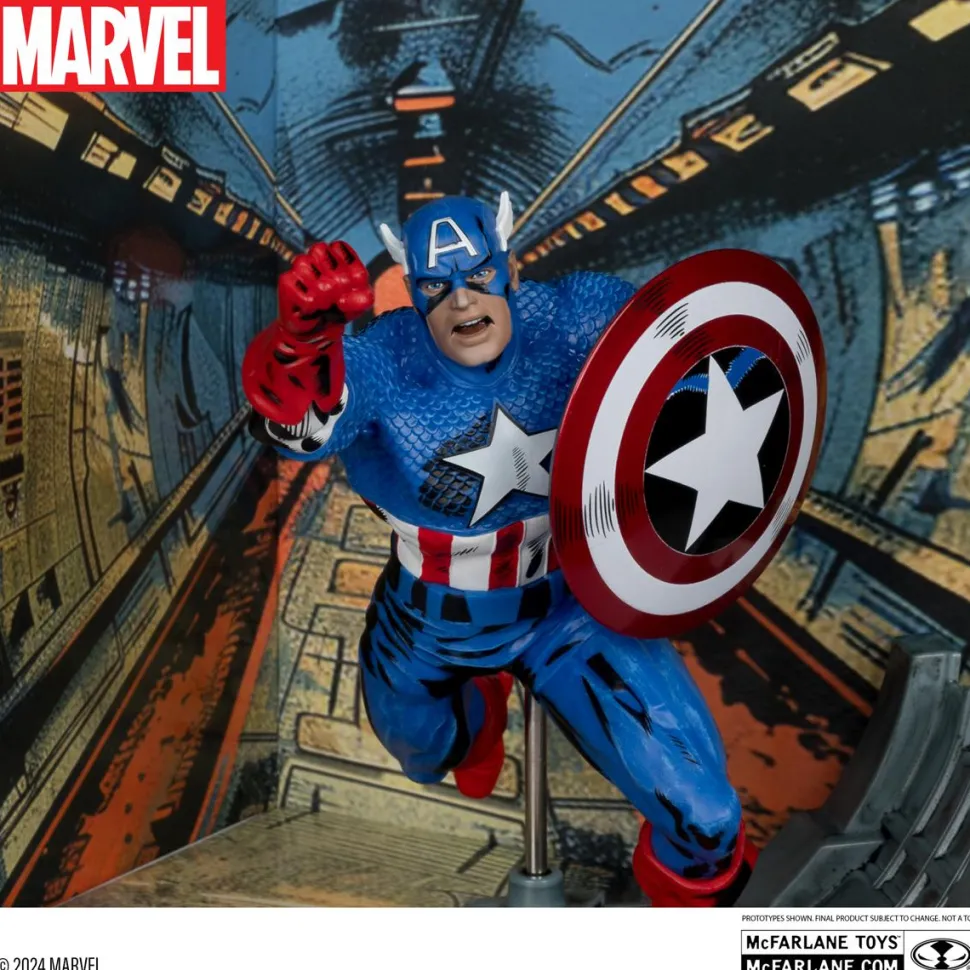 Captain America - Captain America (Captain America #100) 1/10th Scale PVC Posed Figure