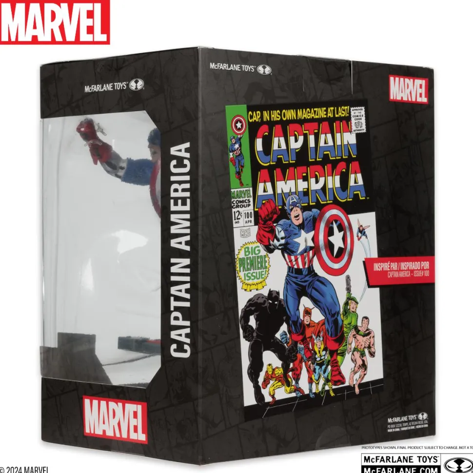 Captain America - Captain America (Captain America #100) 1/10th Scale PVC Posed Figure