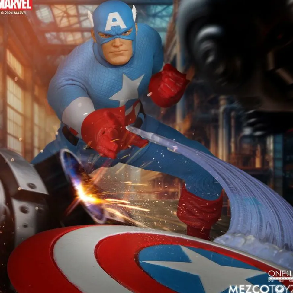 Captain America - Captain America (Silver Age) One:12 Collective 1/12th Scale Action Figure