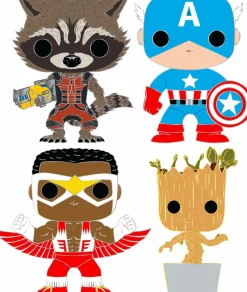 Captain America - Falcon 4” Pop! Enamel Pin