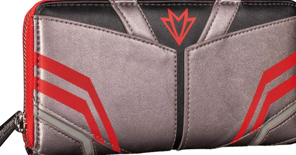 Captain America - Falcon Cosplay 8” Faux Leather Zip-Around Wallet