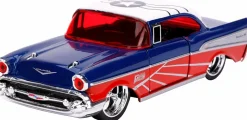 Captain America - Falcon’s 1957 Chevy Bel-Air 1/32 Scale Hollywood Rides Die-Cast Vehicle Replica