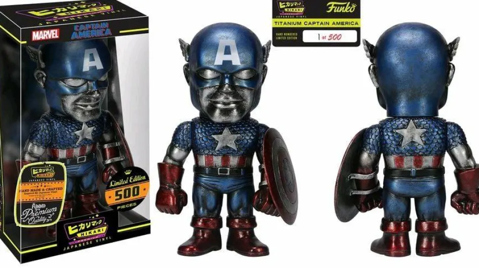Captain America - Hikari Captain America Titanium Japanese Vinyl Figure