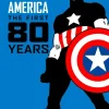 Captain America - The First 80 Years Hardcover Book