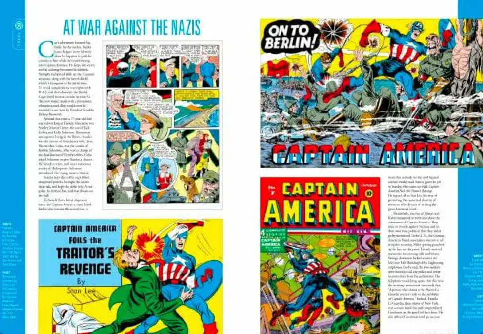 Captain America - The First 80 Years Hardcover Book