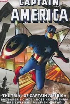 Captain America - The Trial of Captain America Omnibus Hardcover Book (DM Direct Market Exclusive Variant Cover)