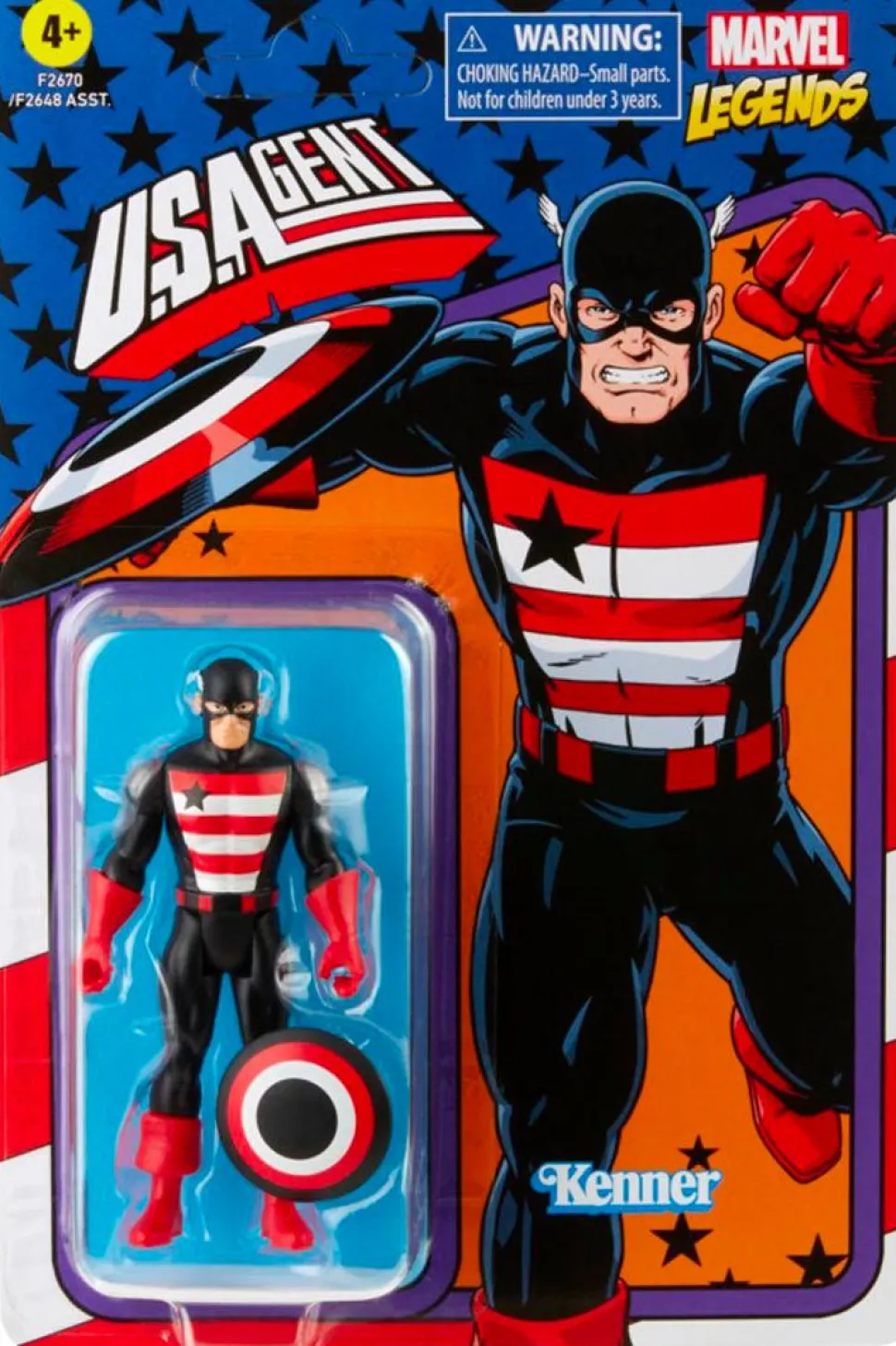 Captain America - U.S. Agent Marvel Legends Retro Kenner 3.75” Action Figure