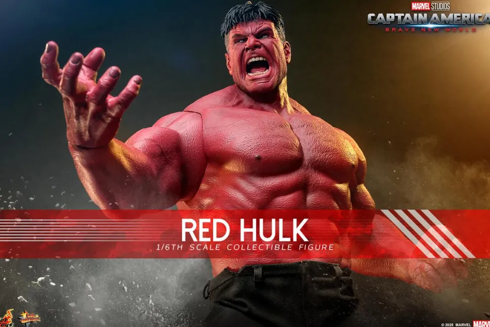 Captain America: Brave New World - Red Hulk 1/6th Scale Hot Toys Action Figure