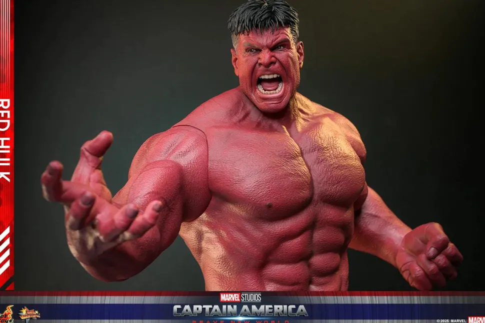 Captain America: Brave New World - Red Hulk 1/6th Scale Hot Toys Action Figure