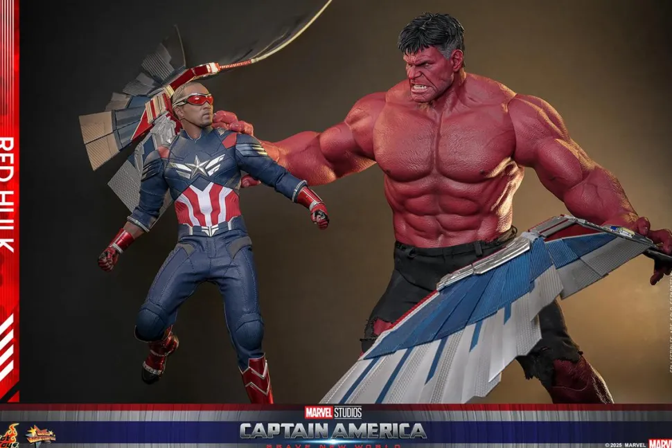 Captain America: Brave New World - Red Hulk 1/6th Scale Hot Toys Action Figure