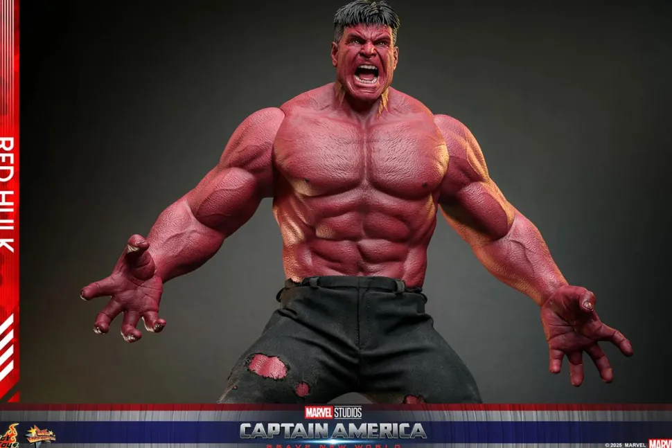 Captain America: Brave New World - Red Hulk 1/6th Scale Hot Toys Action Figure